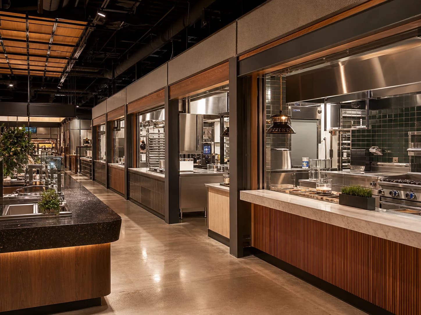 Food Hall & Retail Kitchens reference commercial kitchen project