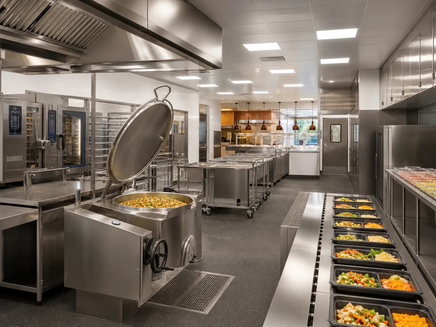 Schools, Hospitals & Canteens commercial kitchen solution