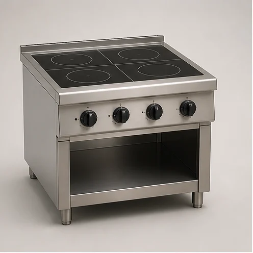 Four-Zone Induction Range commercial kitchen equipment