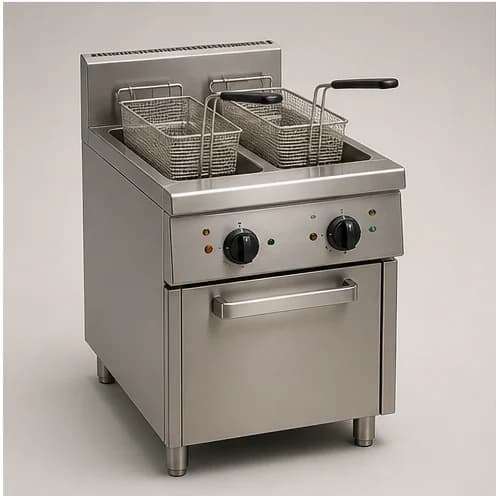Twin Basket Electric Fryer commercial kitchen equipment